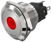 Panel Indicator, Red, 110Vac, Solder; Led Color Eao - 60AC7526 - Newark, An Avnet Company