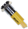 Panel Mount Indicator, Led, 14Mm, Yellow, 2.1V; Led Color Apem - 15R9892 - Newark, An Avnet Company