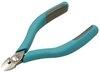 Erem Round Diagonal Flush Steel Flush Cutting Plier 2432E - 5 in Length - ESD Safe Foam Cushion Grip - 037103-21624 - R. S. Hughes Company, Inc.
