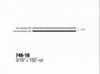 3M Scotchcal 74810 Charcoal Metallic / Silver Metallic Striping Automotive Tape - 3/16 in Width x 150 ft Length - 2 mil Thick - 051141-74810 - R. S. Hughes Company, Inc.