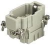 Rectangular Han Insert, Plug, 6 Position Crimp; Product Range Harting - 97B9634 - Newark, An Avnet Company