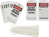 Brady B-851 Black / Red on White Polyester Equipment Safety Tag - 3 in Width - 5 3/4 in Height - 76180 - 754473-76180 - R. S. Hughes Company, Inc.
