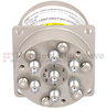 SP6T Latching DC to 22 GHz Terminated Electro-Mechanical Relay Switch, Self Cut Off, Diodes, 20W, 12V, SMA - FMSW6313 - Fairview Microwave Inc.