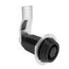 VISE ACTION® Compression Latch, Large Size, Bellcore 216, Aluminum Alloy, Hard Anodized, Black, 36 mm  Grip - E3-1015-0859 - Southco