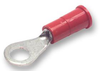 Terminal, Ring Tongue, #4, Crimp, Red; Stud Size - Metric Amp - Te Connectivity - 98B6586 - Newark, An Avnet Company
