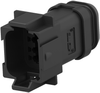 Automotive Housing, Plug, 8Pos, Black; Product Range Deutsch Te Connectivity - 55AJ2053 - Newark, An Avnet Company