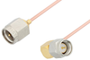 SMA Male to SMA Male Right Angle Cable 18 Inch Length Using PE-047SR Coax, RoHS - PE3230LF-18 - Pasternack