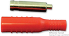 Banana Jack, 15A, Crimp/solder, Red; Gender Mueller Electric - 66W1223 - Newark, An Avnet Company