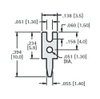 Slotted Type THM Test Point - 1039 - Keystone Electronics Corp.