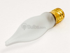 7.5 Watt, 130 Volt Frosted Bent Tip Decorative Bulb - B404307 - bulbs.com