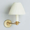 Flat Round Swing Arm Wall Light - WL44/1 - Vaughan Designs, Inc.