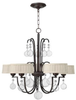 FR49435RCO Mid. Chandeliers-Drum Shades - 402208 - Capital Lighting, Inc.