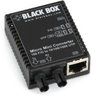 MED CONV 10/100/1000 Copper to 100Mbps DUP Fiber MM 1310nm 5km SC -- LMC402A - Image