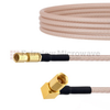 SSMC Plug to RA SSMC Plug Cable RG316 Coax in 12 Inch - FMCA1466-12 - Fairview Microwave Inc.