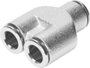 Push-in Y-connector - NPQM-Y-Q4-E-P10 - Festo Corporation