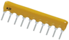 Resistor, Bussed Resistor Network 10, 10Kohm, 2%, Sip; Resistance Bourns - 33K0402 - Newark, An Avnet Company