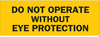 Eye Protection Sign - 85066 - Brady Corporation