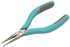 Xcelite Steel Serrated Needle Nose Straight Needle Nose Gripping Pliers 2411PD - 5 3/4 in Length - Molded Plastic Grip - 037103-21628 - R. S. Hughes Company, Inc.