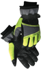 Chicago Protective Apparel Mechflex Black/High-Visibility Green Medium Pigskin Leather Mechanic's Gloves - MX-90 MD - MX-90 MD - R. S. Hughes Company, Inc.