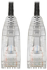 Cat6 UTP Patch Cable (RJ45) - M/M, Gigabit, Snagless, Molded, Slim, Black, 6 in. -- N201-S6N-BK