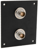 2 JACK PANEL INSERT BULKHEAD FRONT MOUNT TRB 3 LUG ISOLATED - REF00210 - MilesTek Corporation