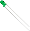 Led, 3Mm, Green, 2.5Cd, 625Nm; Led Color Vcc (Visual Communications Company) - 17AC7093 - Newark, An Avnet Company