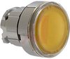 Switch, Pushbutton Operator; Flush Head; Lit; Yellow, Uses protected LED; 22 mm - 70006966 - Allied Electronics, Inc.