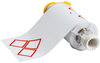 Brady Red on White Thermal Transfer Die-Cut Thermal Transfer Printer Label Roll - 8.3 in Width - 6.1 in Height - 130774 - 662820-99292 - R. S. Hughes Company, Inc.