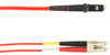 10m (32.8ft) LCMTRJ RD OM2 MM Fiber Patch Cable INDR Zip LSZH -- FOLZH50-010M-LCMT-RD - Image