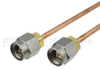 SMA Male to SMA Male Cable RG405 Type .086 Coax in 12 Inch - FMC0202988-12 - Fairview Microwave Inc.