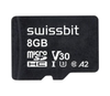 Industrial microSD Card, S-56u, 8 GB, 3D PSLC Flash, -40°C to +85°C -- SFSD008GN1AM1TB-I-CE-21Q-STD - Image