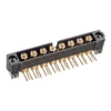 8 Pos. Male SIL Coax Horizontal Throughboard Conn. Jackscrews - M80-MH314M5-08 - Harwin Plc