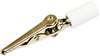 Alligator Clip, 7.9Mm, 10A, White; Connector Type Mueller Electric - 37B8851 - Newark, An Avnet Company