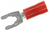 Terminal, Fork Tongue, #8, 16Awg, Red; Product Range Amp Te Connectivity - 26Y5276 - Newark, An Avnet Company