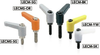 Plastic Clamp Lever - Miniature Type, Male Screw -- LECMS-3-10-BK - Image