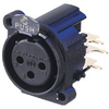 Neutrik A Series 3 Pin Female Horizontal Right Pin 1/Gnd - NEUNC3FAHR1 - HAVE, Inc.