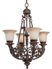 P4191-75 Mid. Chandeliers-Glass Up - 709262 - Capital Lighting, Inc.
