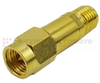 10 dB Fixed Attenuator SMA Male (Plug) to SMA Reverse Polarity Female (Jack) Up to 3 GHz Rated to 2 Watts, Brass Nickel Body, 1.25 VSWR - SA3R-10 - Fairview Microwave Inc.