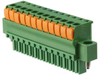 Pluggable Terminal Blocks 3.5MM R/HAND 12 POS STR SPRNG PLG W/FLNG -- 792-1-1986723-2 - Image
