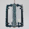 Bernay Triangular Tole Lantern - CLA83/BZ - Vaughan Designs, Inc.
