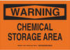 Chemical & Hazardous Material Sign - 126512 - Brady Corporation
