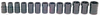 Drive Socket Set - TSCS3813 - Snap-on Industrial Brands