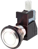 SWITCH,PUSH BUTTON ;SPDT;ON-(ON),15A,25/250VAC;0.25 IN. QC;ACTUATOR,RED - 70065614 - Allied Electronics, Inc.