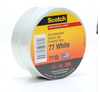 3M Scotch 77 White-1-1/2x20 ft White Insulating Tape - 1 1/2 in Width x 20 ft Length - 30 mil Thick - Electrically Insulating - 60334 - 051128-60334 - R. S. Hughes Company, Inc.