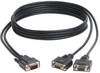 High Resolution VGA Monitor Y Splitter Cable (HD15 M to 2x HD15 F), 6-ft. -- P516-006-HR