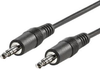 Audio Cable, 3.5Mm Stereo Plug, 2M, Blk; Connector To Connector Roline - 43AC9930 - Newark, An Avnet Company