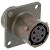 CONNECTOR,THRU BULKHEAD RECEPTACLE,SIZE10,6 #20 PIN/6 #20 SOCKET CONTACT - 70011468 - Allied Electronics, Inc.