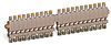 Multiple Sight Feed Valve, 21 Valves, 1/8” Female NPT Inlet, (21) 1/4” OD Tube Outlets - B3150-21 - Oil-Rite Corp.
