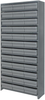 Closed Shelving, 13Shelves, 36Bins, Grey; Shelving Unit Type Quantum Storage - 44AC4605 - Newark, An Avnet Company