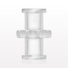 Female to Female Luer Lock Connector, Natural - 61748 - Qosina Corp.